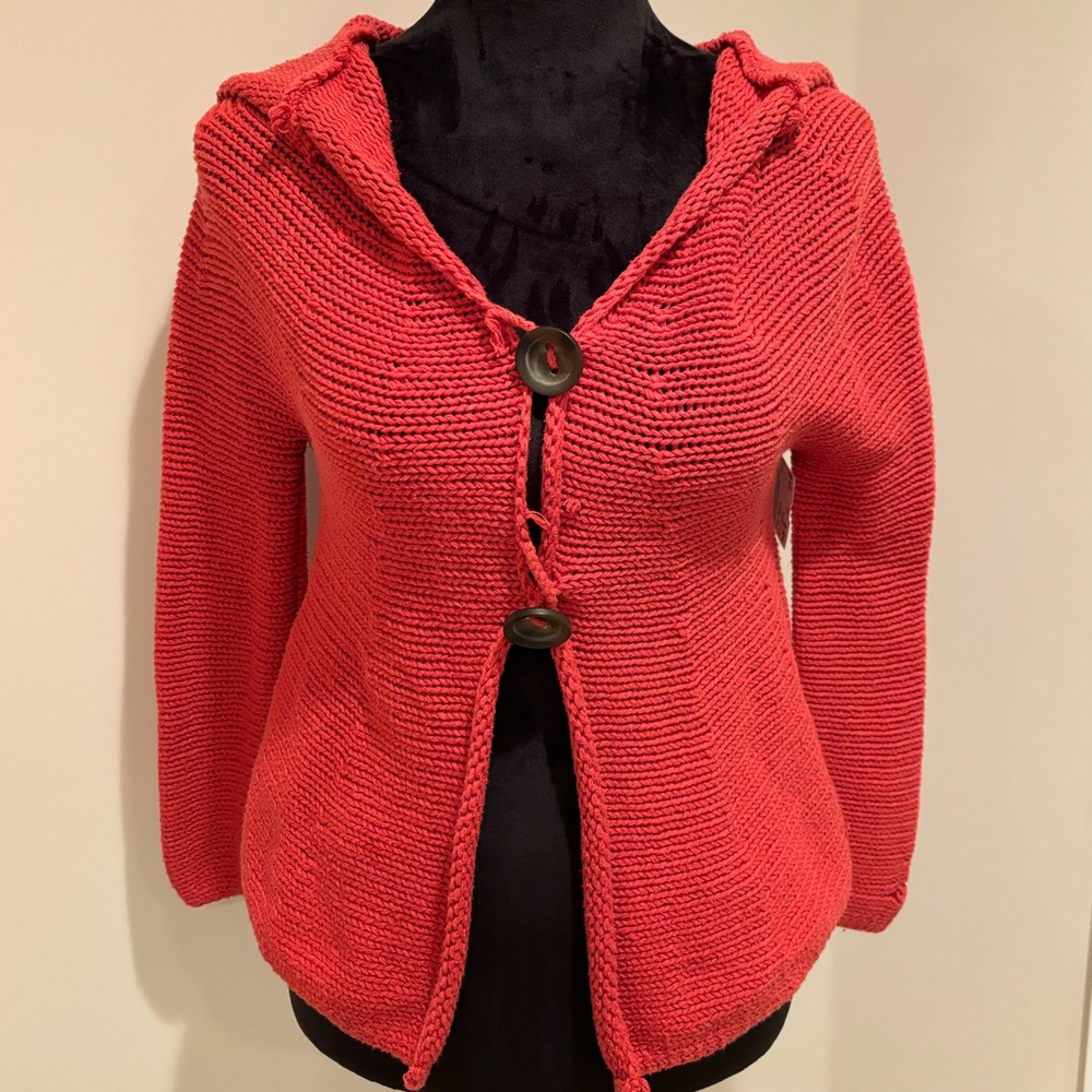 FREE PEOPLE hooded cardigan